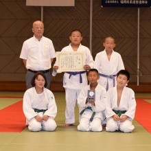 敢闘賞　稲築柔道教室
