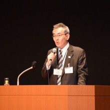 村田副会長・保険部長の講演風景