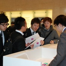 一般・学生の受付風景