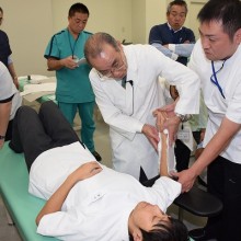 基本技術講習の実技風景