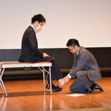 実技発表風景①