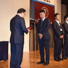 木室会員表彰風景