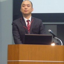 田代会員11月3日(木・祝)の学術大会での発表風景