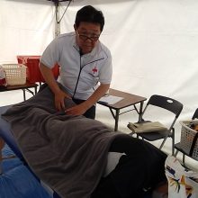 第29回 久留米つつじマーチにおいて救護活動が行われる