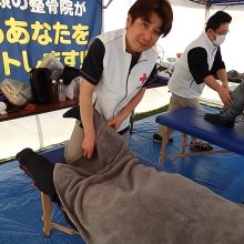 第29回 久留米つつじマーチにおいて救護活動が行われる